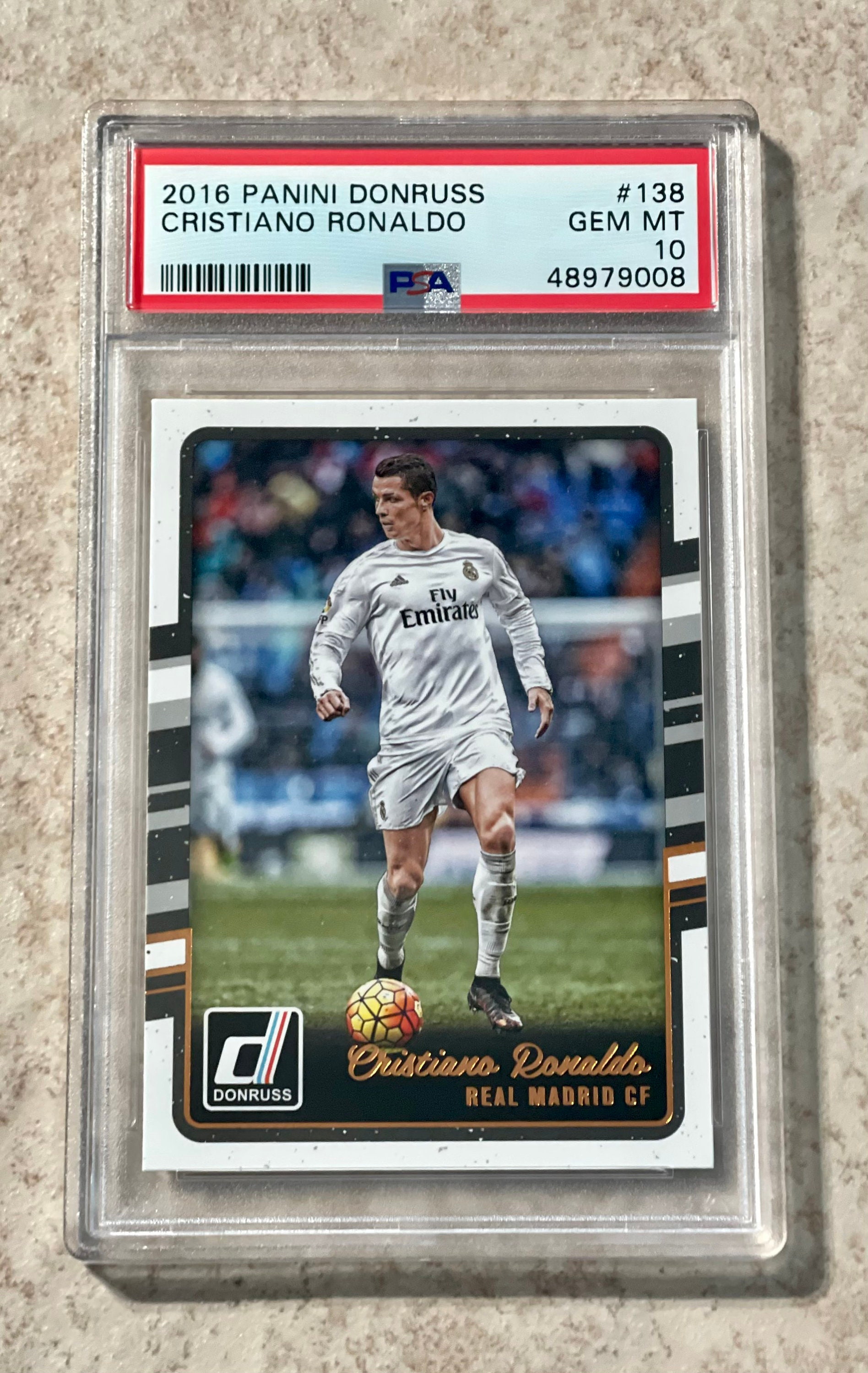 Cristiano Ronaldo 2016 Donruss #138real Madrid PSA 10 Gem Mint - Etsy