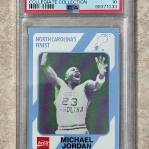 1989 Michael Jordan PSA 10 North Carolina Collegiate Collection #65
