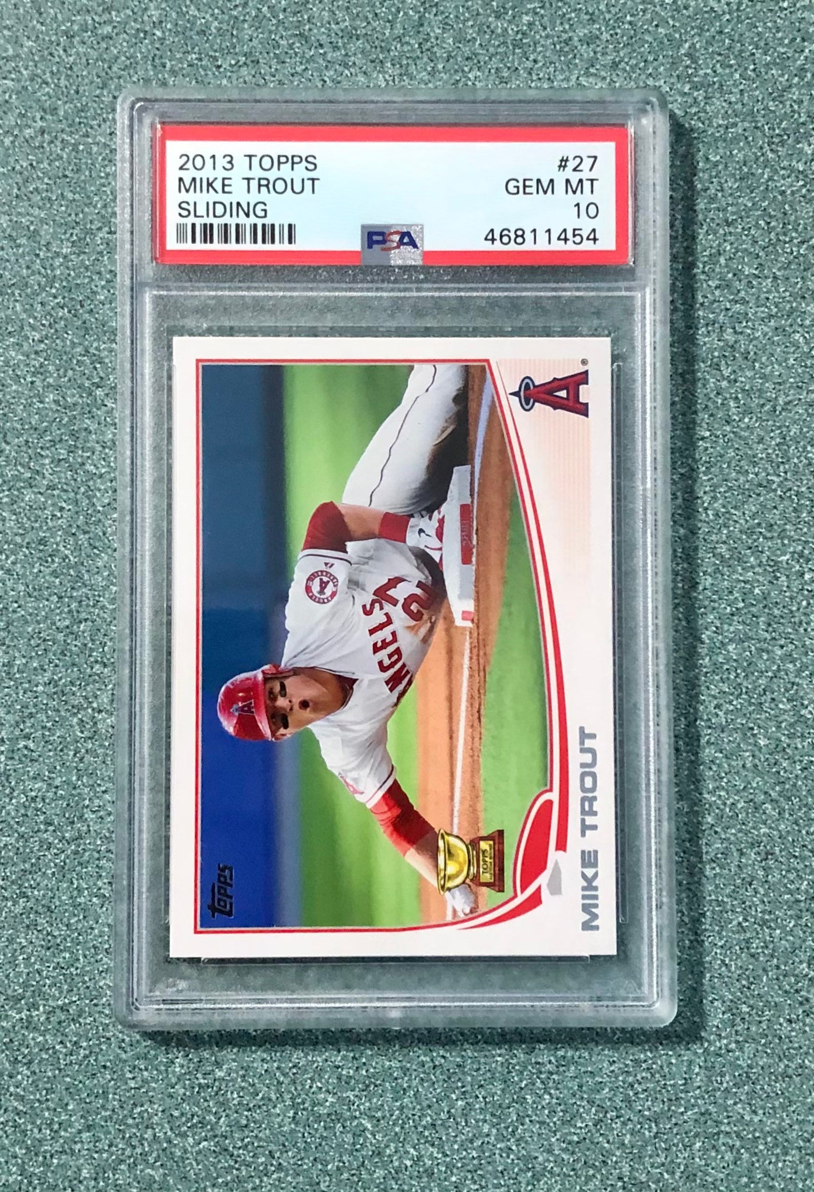 MIKE TROUT 2018 Topps 27 PSA 10 Gem Mint Etsy