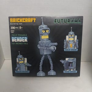 Robot Bender Futurama BrickCraft Jeu de construction Neuf dans la boîte