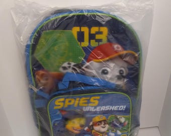 Paw Patrol Boys Backpack with Lunch bag New