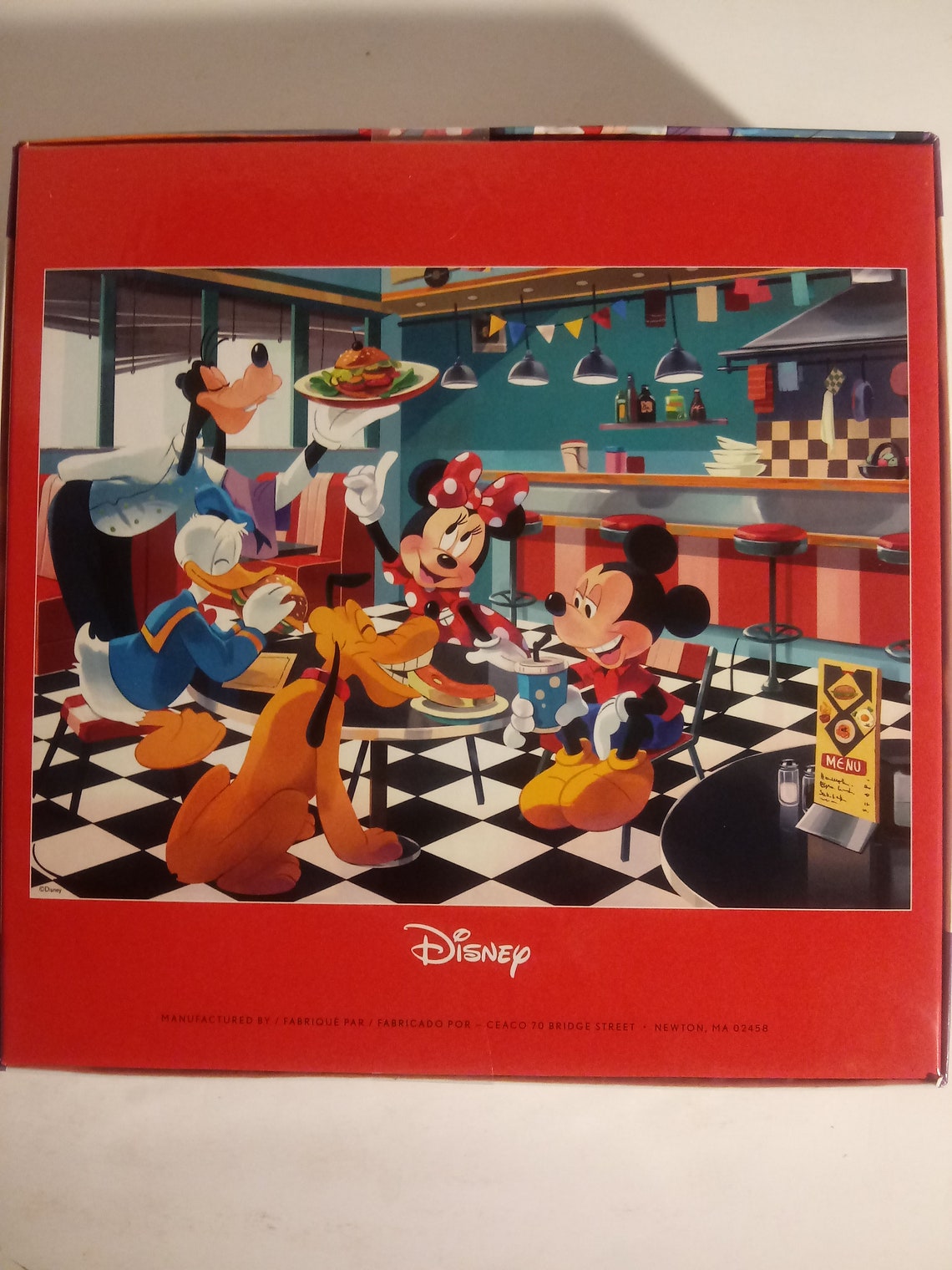 Disney Mickey's Diner 200pc Puzzle Etsy