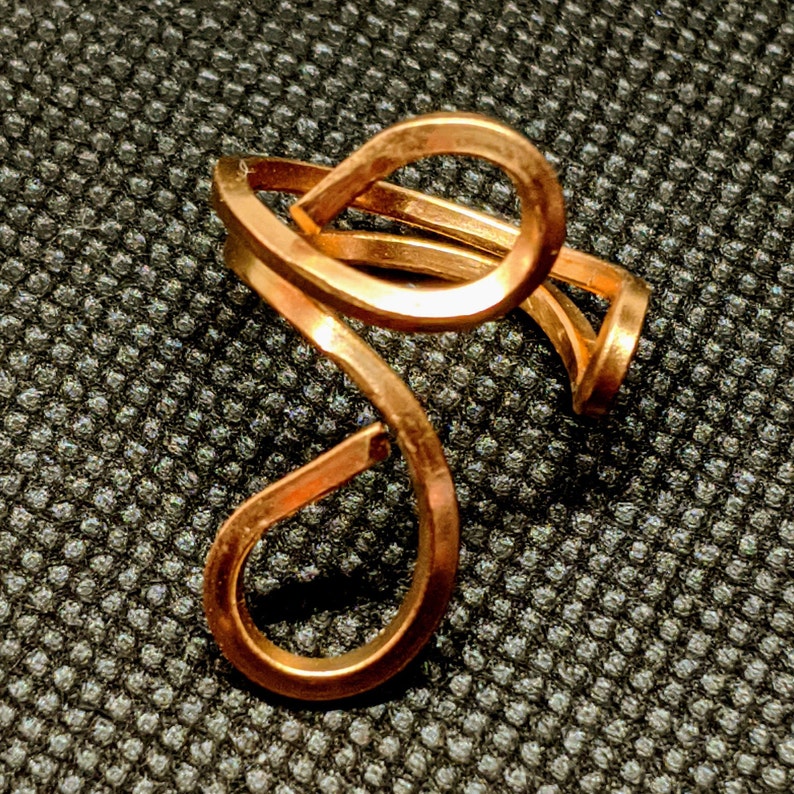 Bronze Statement Ring Adjustable Nature Inspired Handcrafted Etsy