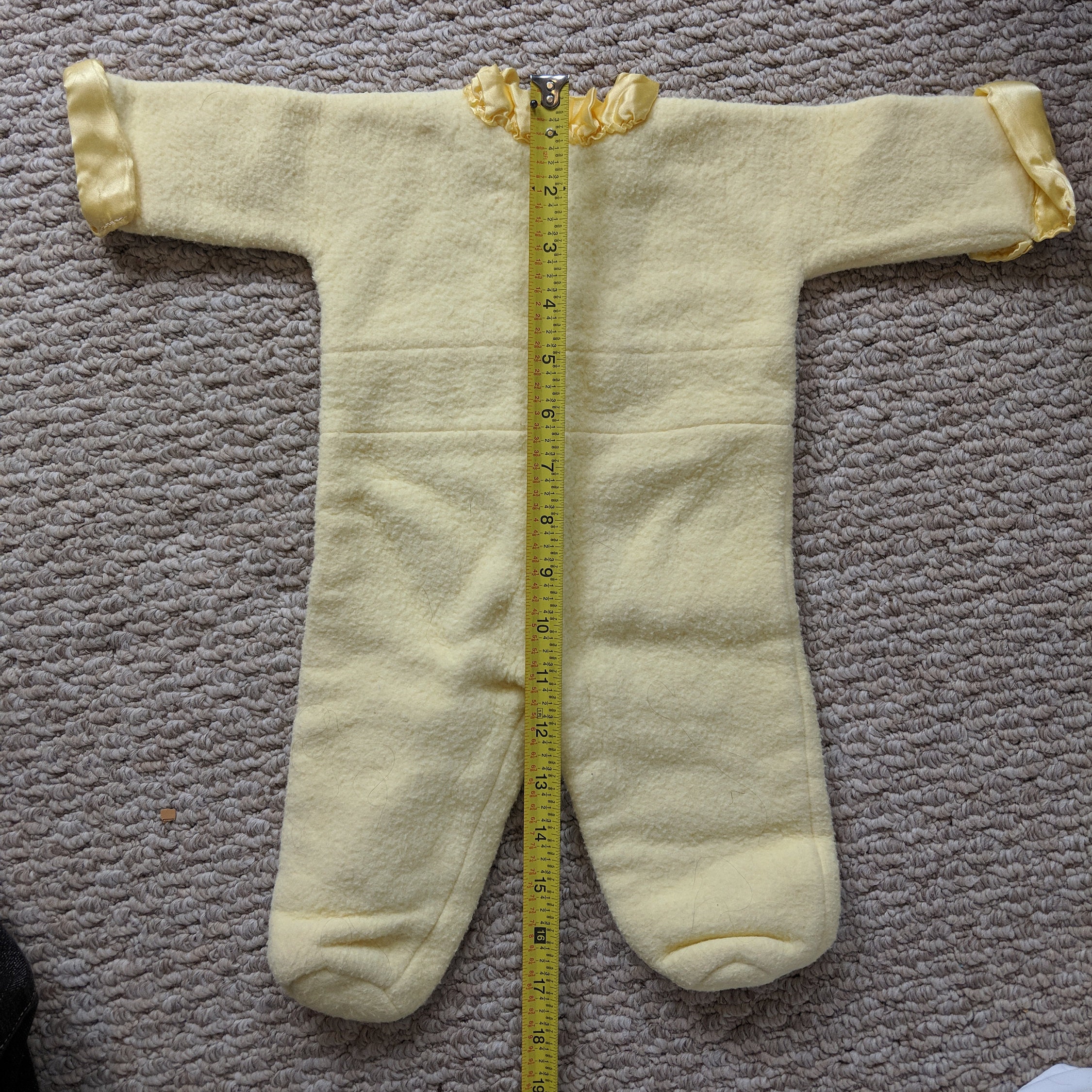 Vintage Fleece Baby Sleeper With Feet 1950s One Piece Bodysuit Etsy