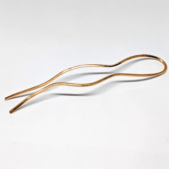Bronze Hair Fork 5 For Long Thick Hair Buns Etsy