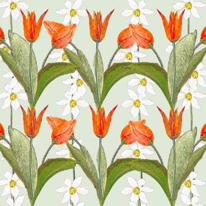Wenskaart Tulpen en narcissen