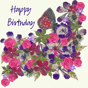 Glückwunschkarte zum Geburtstag
