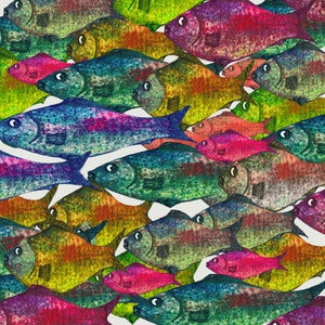 Carte de voeux Plein de poissons