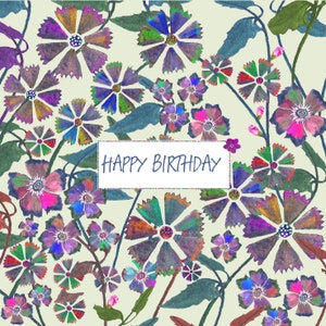 Birthday Stems Greeting Card