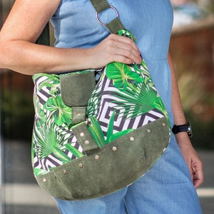 Canvas bag Vegan tote bag Canvas crossbody bag  Hemp bag Fabric Shoulder bag Hobo bag  Women bags Tote bag Tote bag with pockets Hippie bag