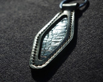 777 Style Alligator and Shell Cordovan Key Fob