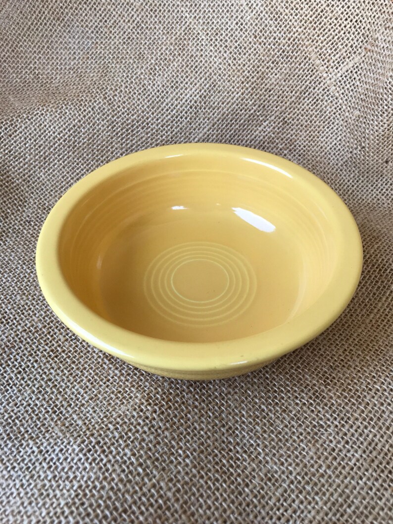 Vintage Fiesta Berry Bowl Yellow