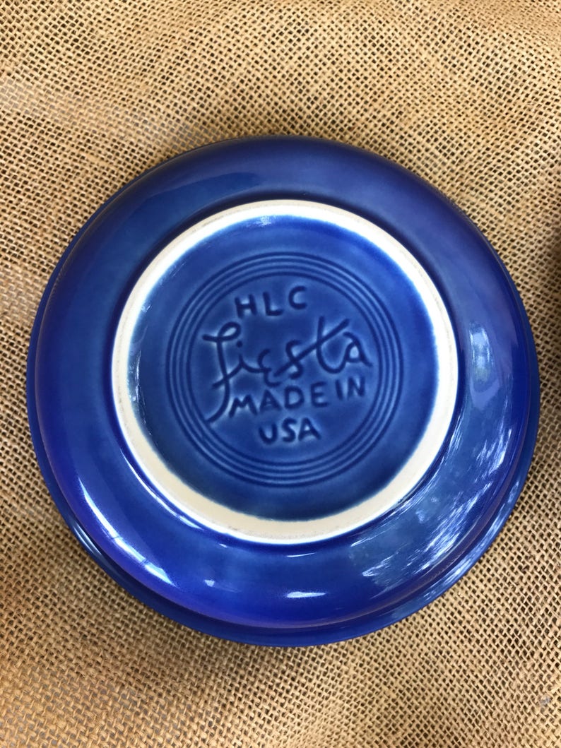 Limited Edition Sapphire Fiestaware *new* 5 peice place setting Dinnerware Sets Home & Living