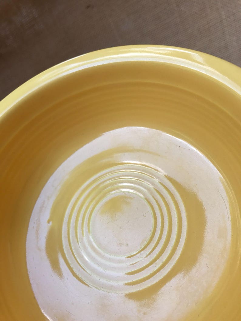 Vintage Fiesta Berry Bowl Yellow