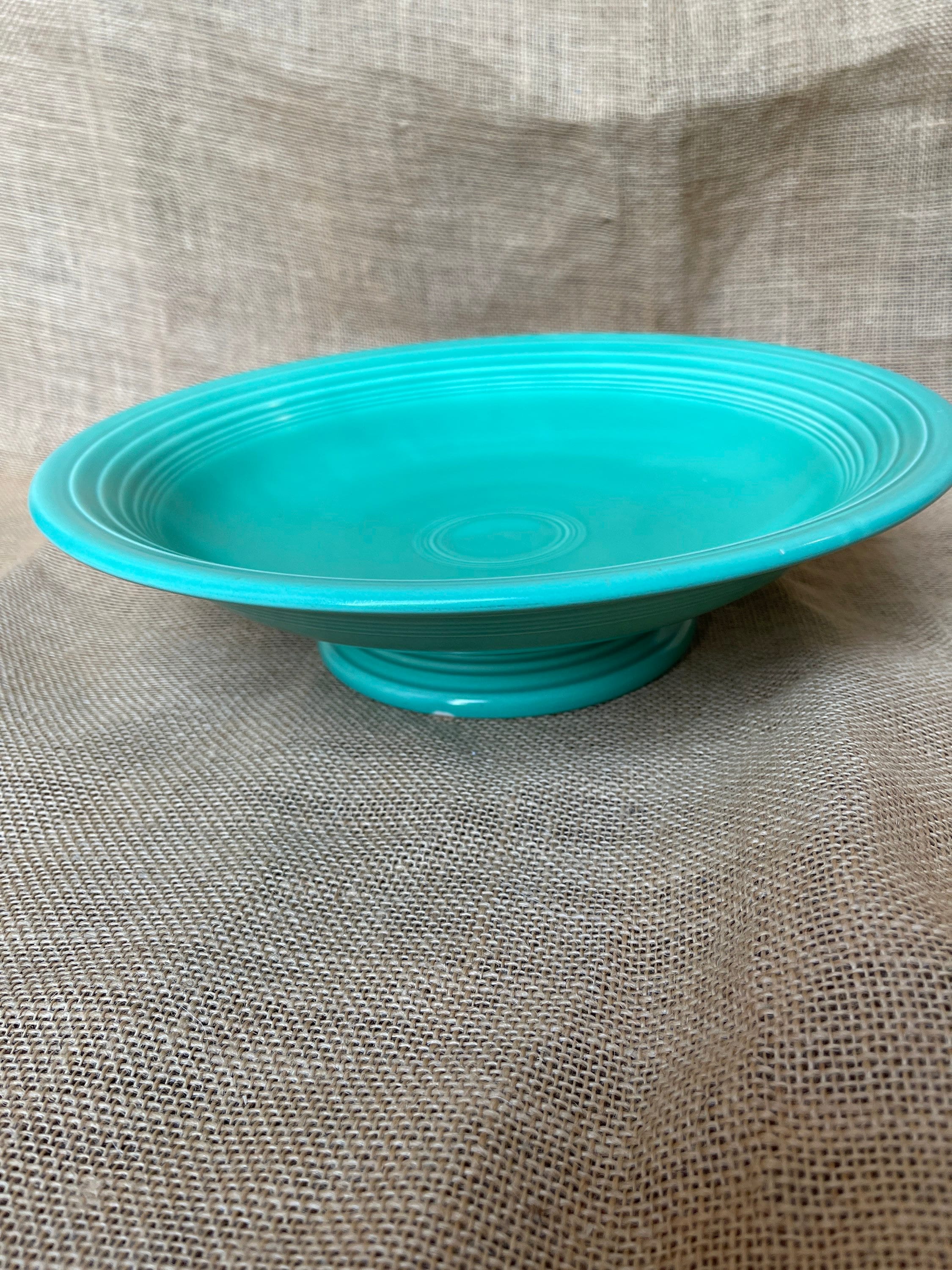 Fiesta Small Footed Bowl - Turquoise