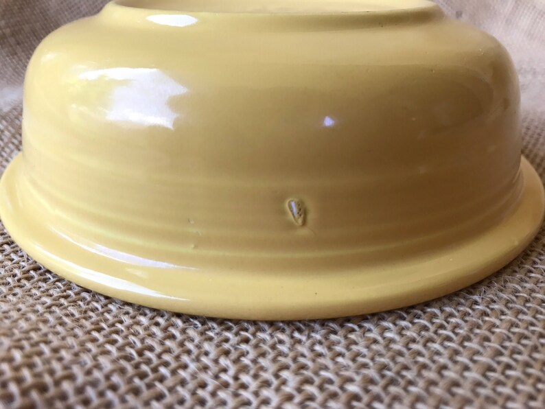Vintage Fiesta Berry Bowl Yellow