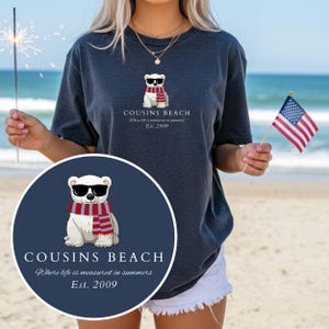 Junior Mint Eisbär T-Shirt Cousins Beach Shirt TSITP merch Team Konrad