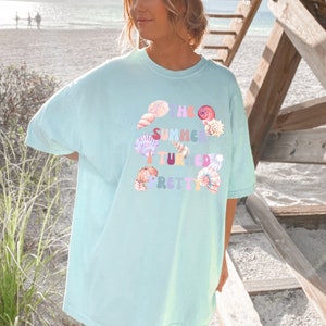 The Summer I Turned Pretty t-shirt Seashell Shirt Belly and Conrad Tshirt Cousins Beach VSCO Girl Beach Tee