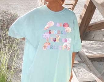 O verão eu virei linda camiseta concha concha barriga e conrad camiseta primos praia vsco menina praia camiseta