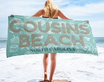 Cousins Beach Seashell Beach Towel