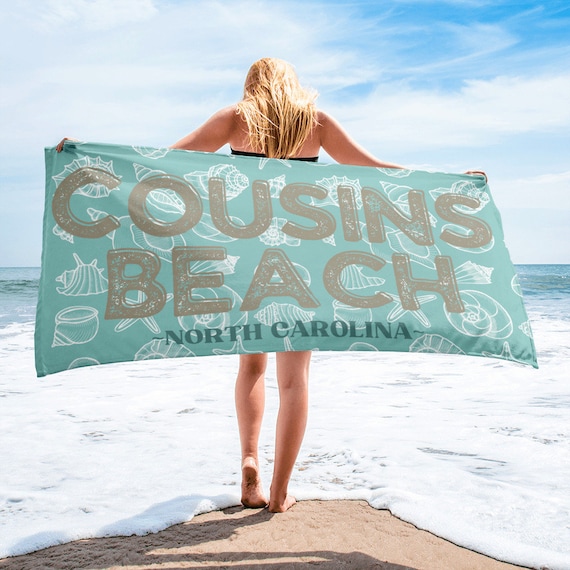 Cousins Beach Seashell Beach Towel