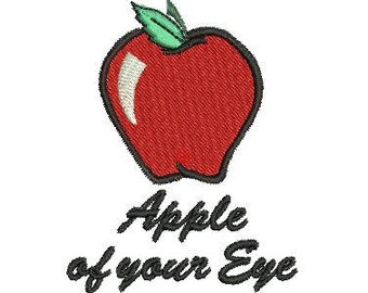 NeedleUp - Apple of your Eye embroidery design