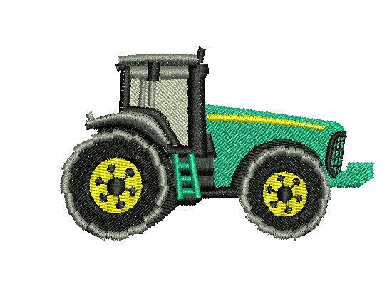Tractor Machine Embroidery Design Farm Construction - Etsy