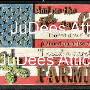 So God Made A Farmer SVG - Laser File - Digital File