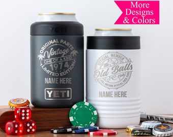 Personalized Engraved Beer Can Cooler – Custom YETI® or Polar Camel Colster