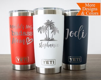 Personalized Yeti® Tumbler, 20 OZ Tumbler, Custom Yeti Mug, Stainless Steel Mug, Engraved Tumbler, Polar Camel Tumbler, Insulated Travel Mug