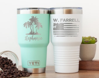 Personalized Engraved Yeti® 30oz Tumbler: Custom Insulated