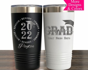 Personalized Class of 2024 Graduation Gift, Personalized Coffee Tumbler, High School Senior, College Graduate, Grad Gift, Insulated Tumbler