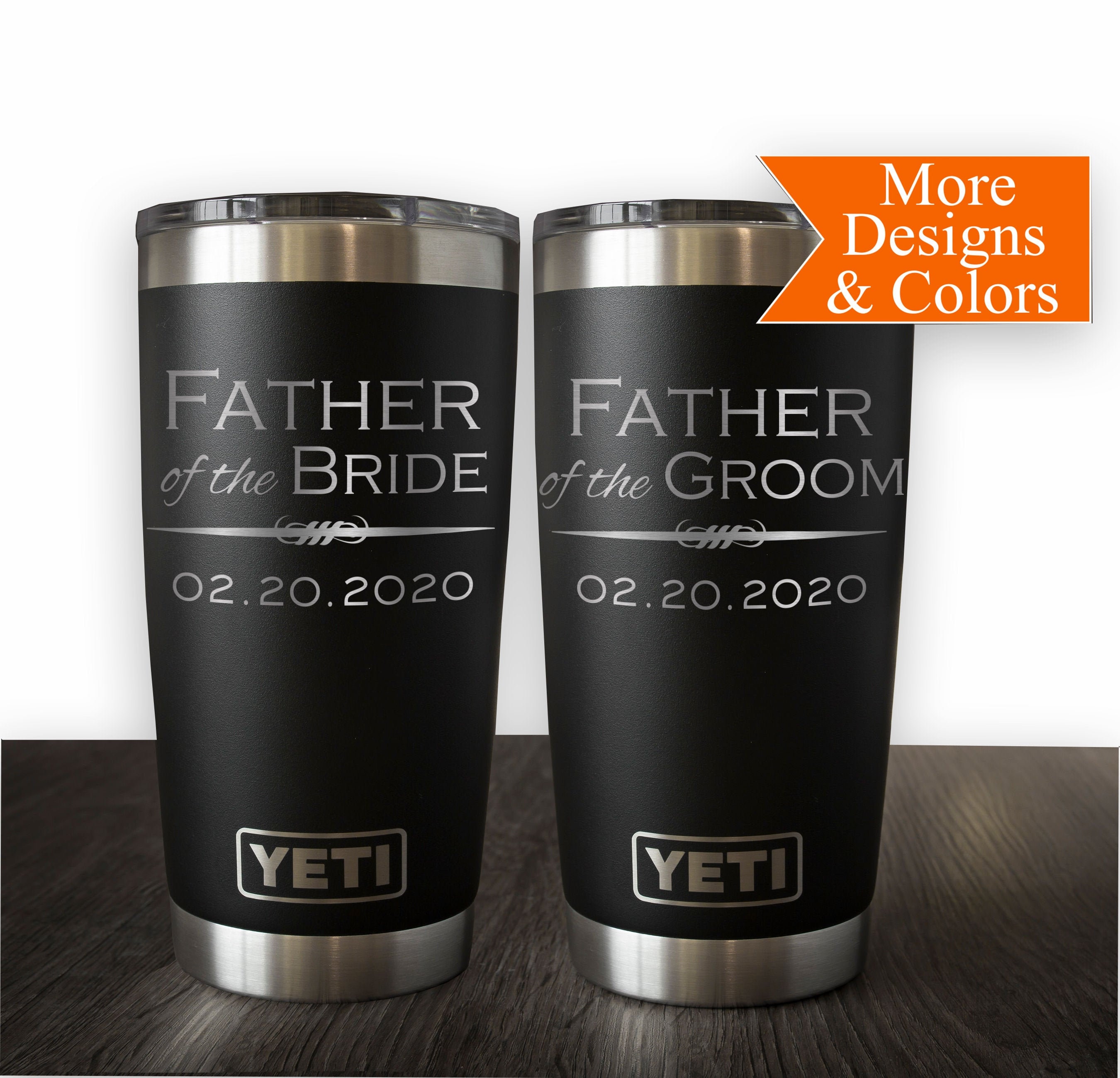 Personalized Custom Engraved YETI® Coffee Mug or Polar Camel Coffee  Mountain Range Groomsman Best Man Wedding Father of Bride Groom ML4L 