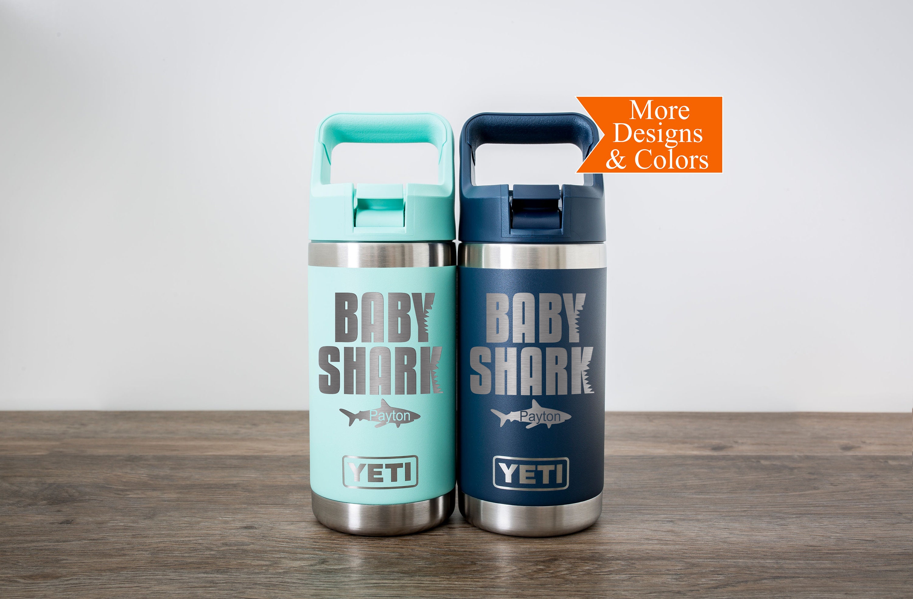 Kids Yeti® Baby Shark, Kids Water Bottle, Sippy Cup, Yeti Rambler Junior,  Kid Tumbler, Kid Gift, Back to School, Christmas Gift, Water Cup 