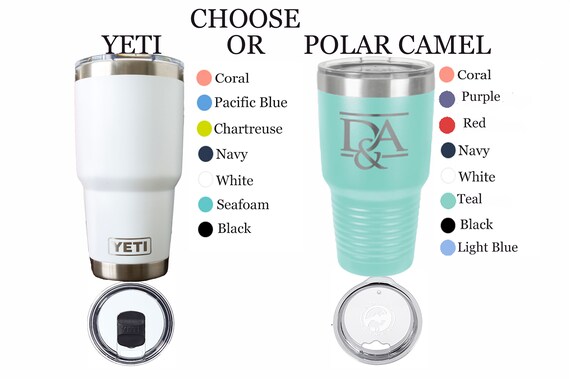 Laser Engraved Coffee Lovers YETI® or Polar Camel Insulated Tumbler