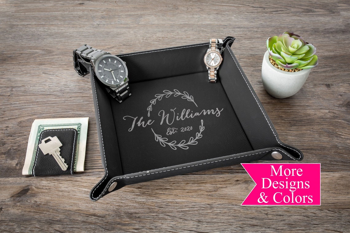 Personalized Valet Tray Engraved Valet Tray Personalized Etsy