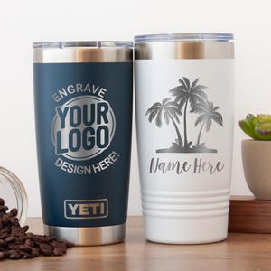 Personalized Yeti® Tumbler, 20 OZ Tumbler, Custom Yeti Mug, Stainless Steel Mug, Engraved Tumbler, Polar Camel Tumbler, Insulated Travel Mug