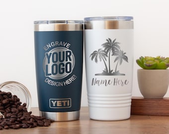 Personalized Yeti® Tumbler, 20 OZ Tumbler, Custom Yeti Mug, Stainless Steel Mug, Engraved Tumbler, Polar Camel Tumbler, Insulated Travel Mug
