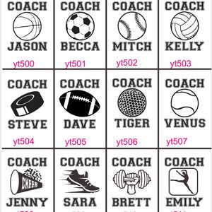 Personalized Coach Yeti® Tumbler, 20 OZ Tumbler, Basketball Coach Mug, Stainless Steel Mug, Vollyball Coach Appreciation Gift, Polar Camel