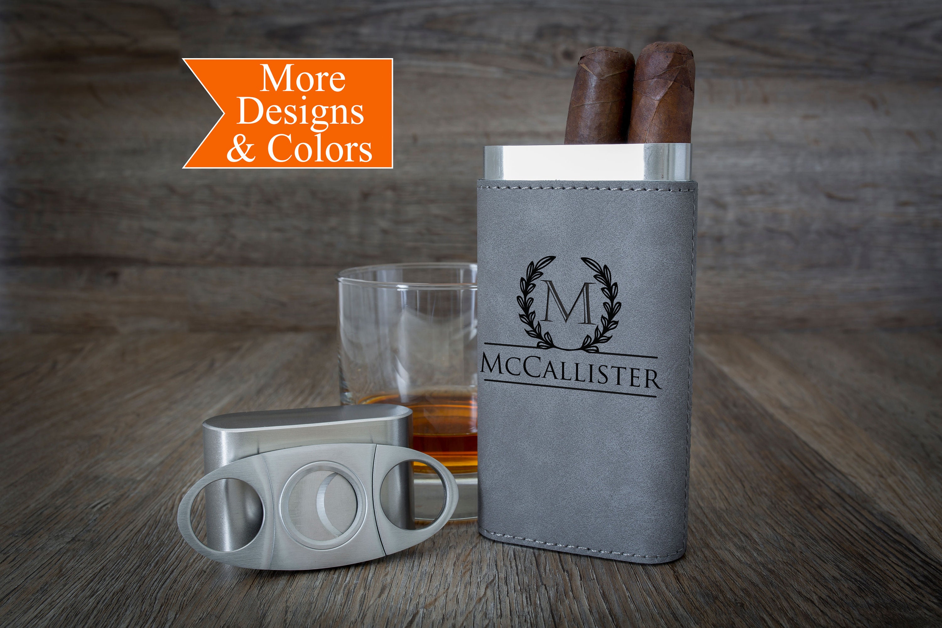 Custom Laser Engraved Cigar Case – ELLA BING