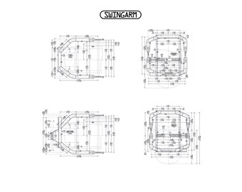 Custom Chopper Rigid Frame Blueprints - 250 Series Tire