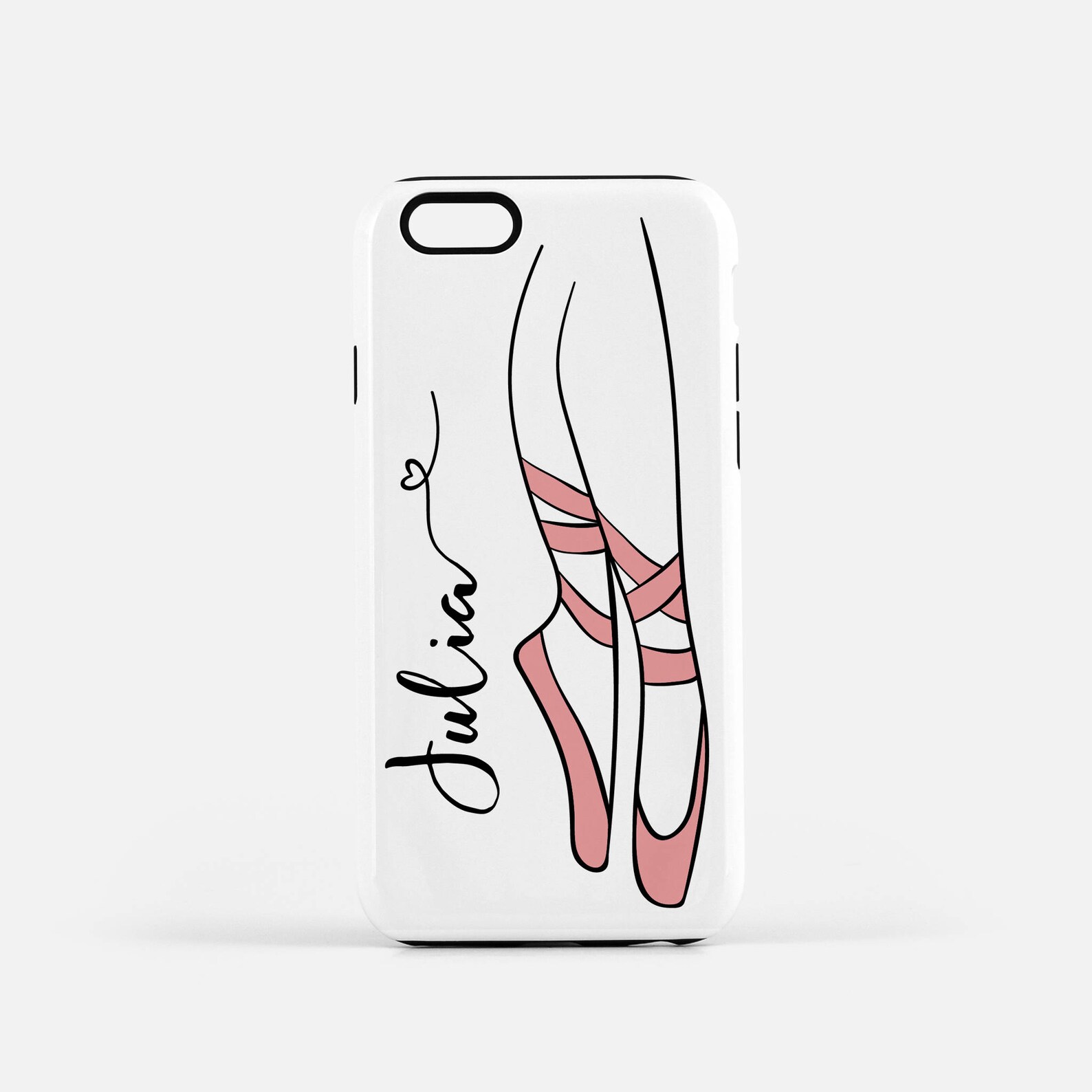 ballet shoes, phone case, iphone case, dancer phone case, ballerina, custom, personalized phone case, iphone 8 plus case, iphone
