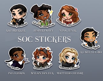 INDIVIDUAL - Six of Crows Stickers [Fanart]