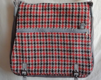 Messengerbag from wool fabrics