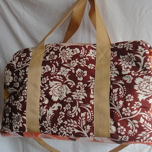 Overnight bag  Flower dream - Handmade in Vienna