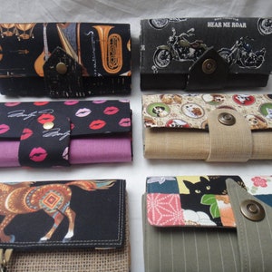 Wallet cotton leatherette in wonderfull colours image 7