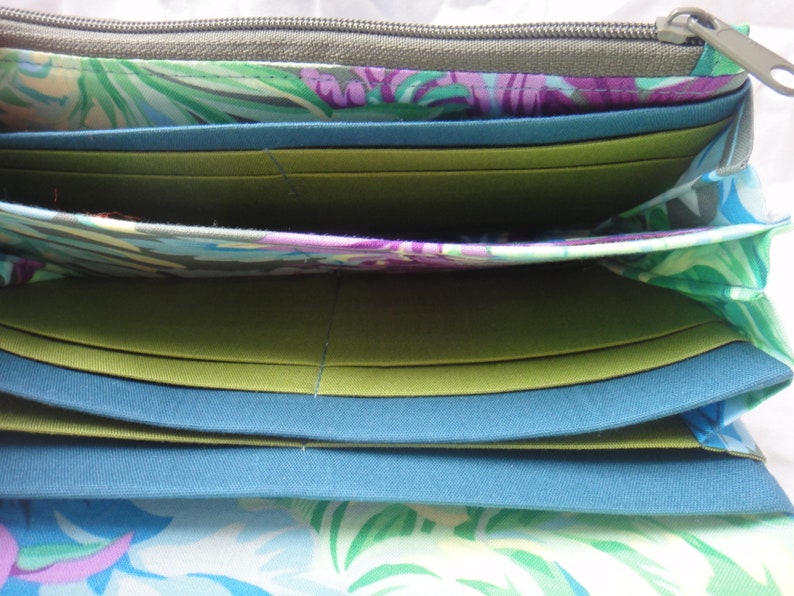 Wallet cotton leatherette in wonderfull colours image 2