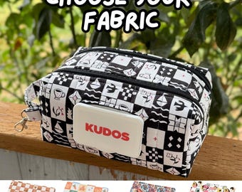 Custom Fabric Diaper Wipe Bag | Baby Bag Organizer, Toddler Essentials, Baby Shower Gift, Double Zipper Pouch