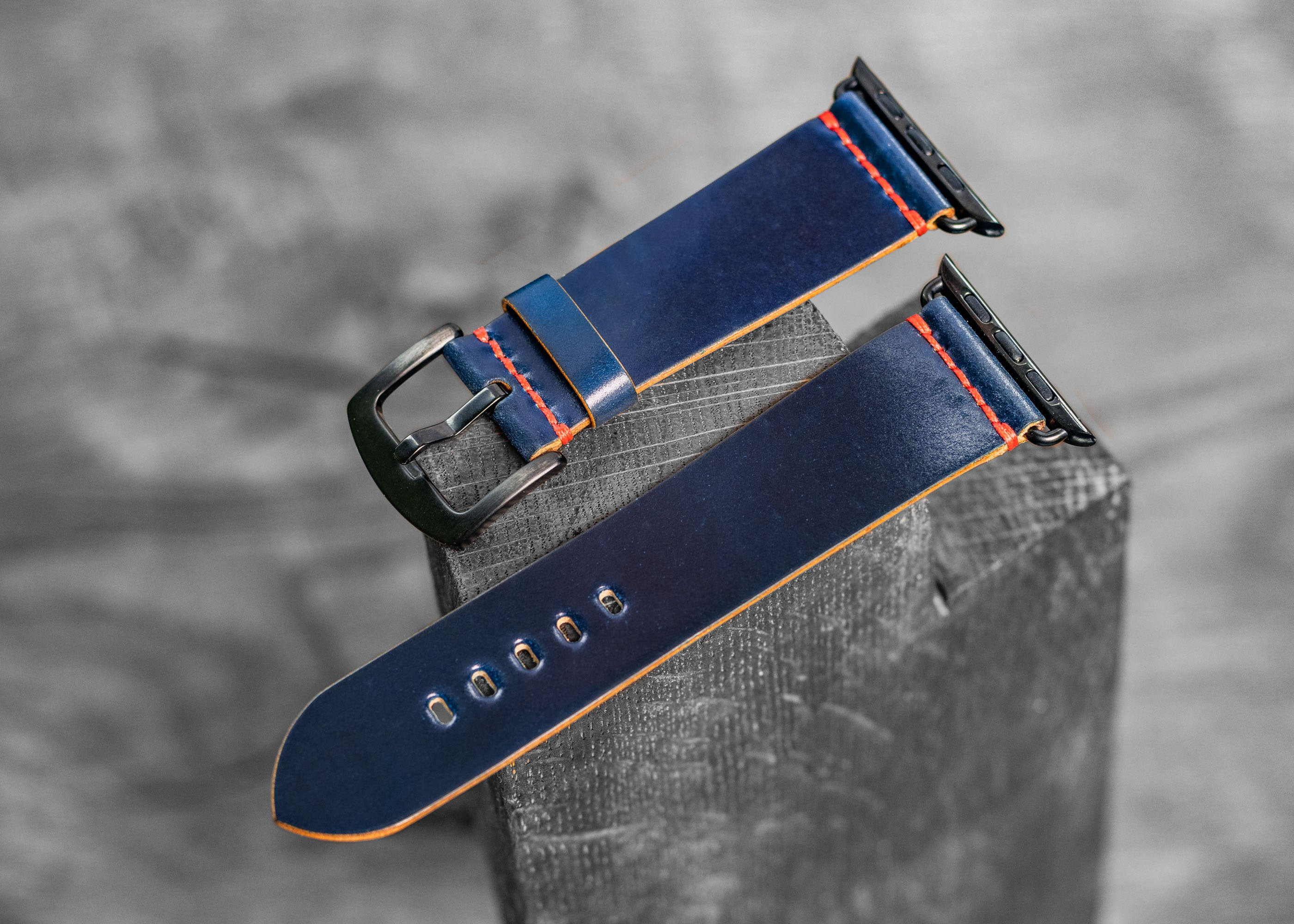 shell cordovan apple watch strap