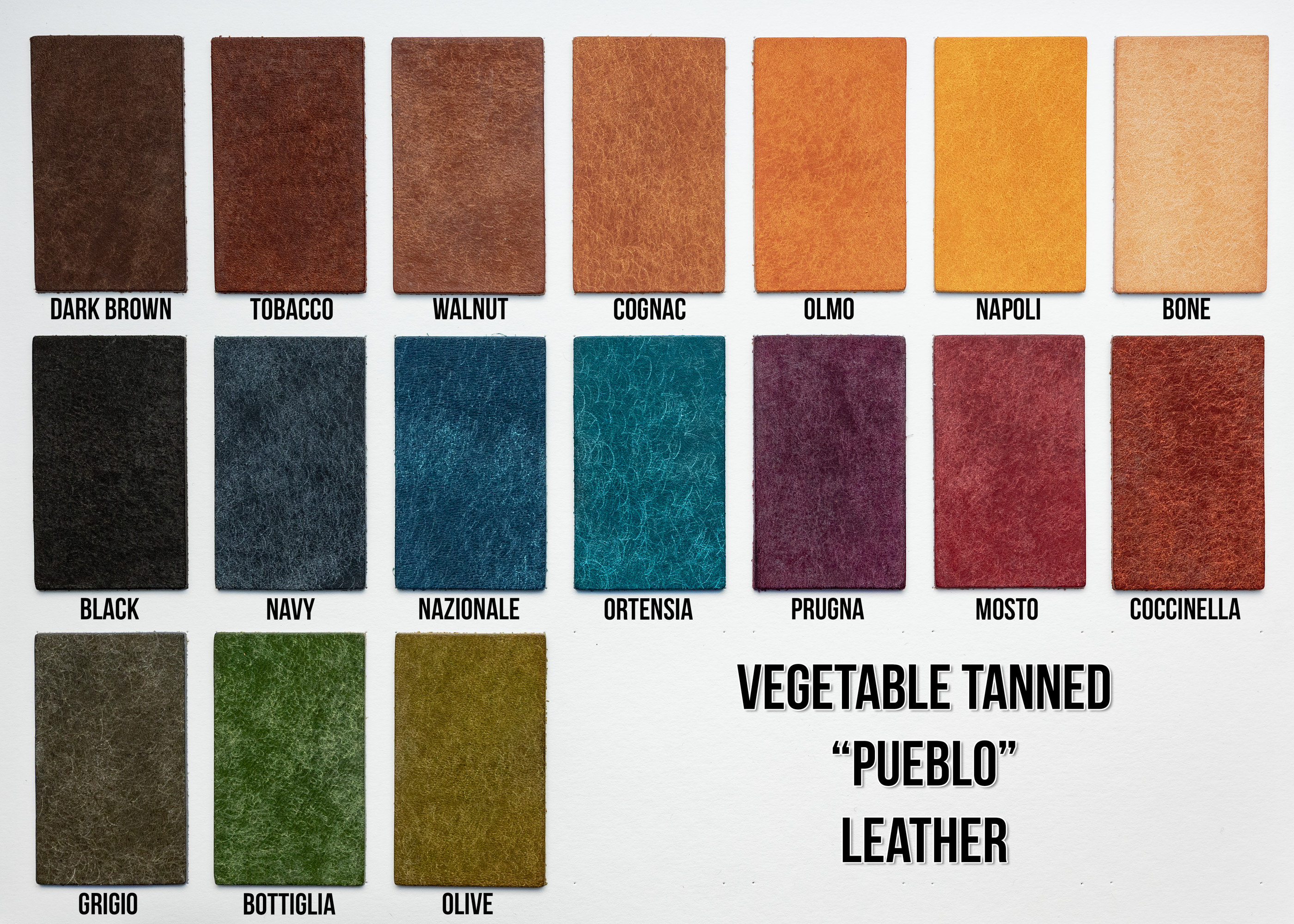 Leather & Thread Colors Available for My Craft Listings - Etsy